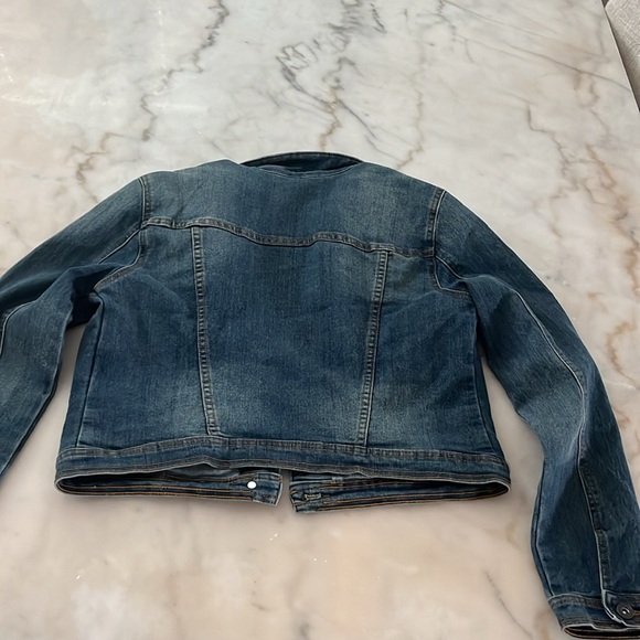 JUSTFAB MD Denim Blue Jean Jacket Sz M - Picture 12 of 15
